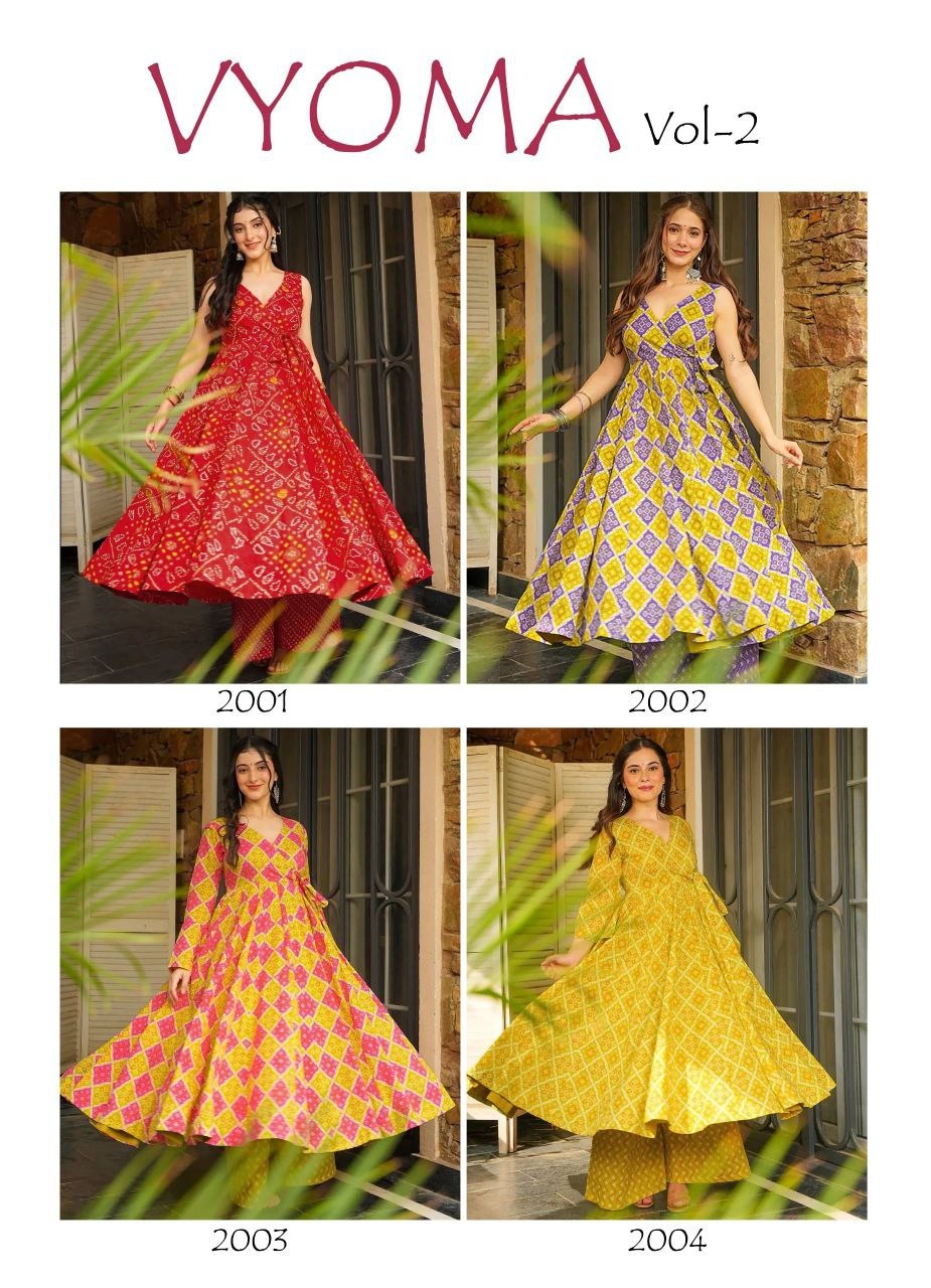 Yellow And Purple Angarakha