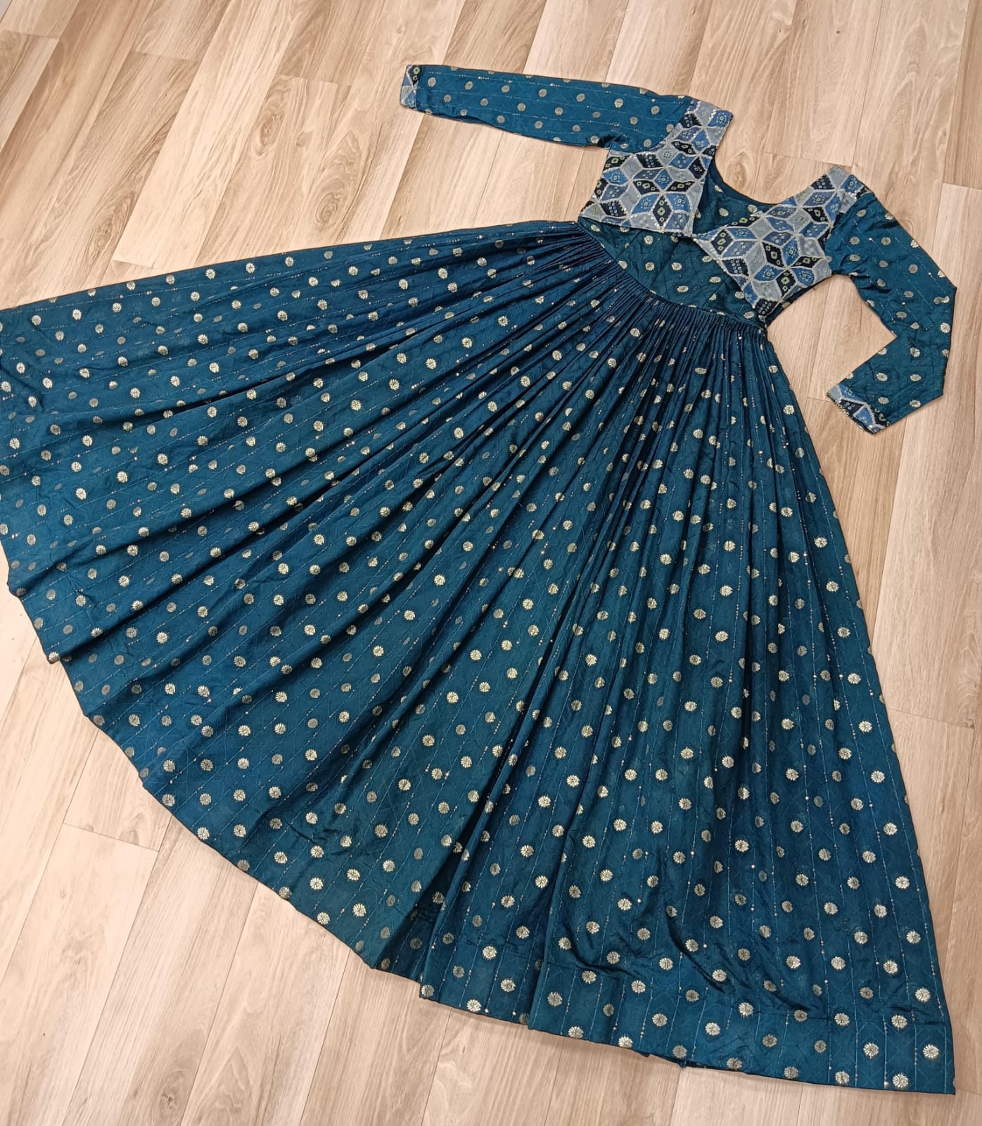 Teal Blue Gown