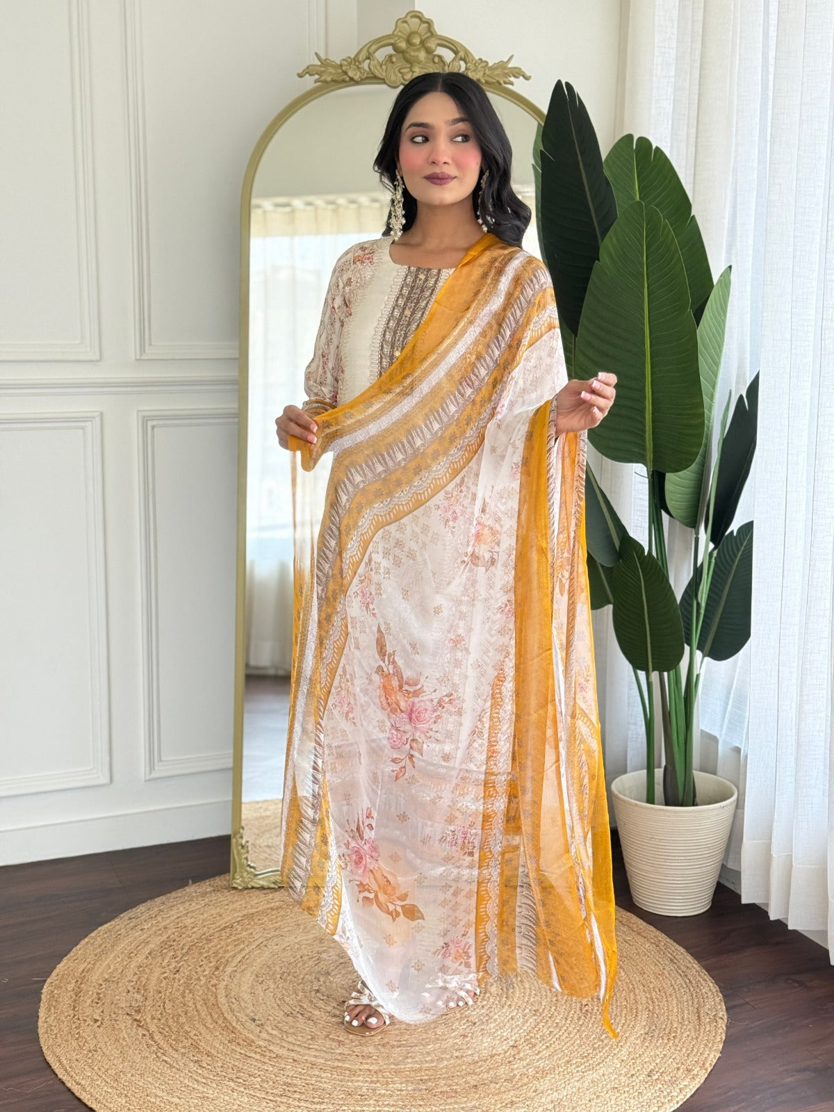 Modal Print Suit