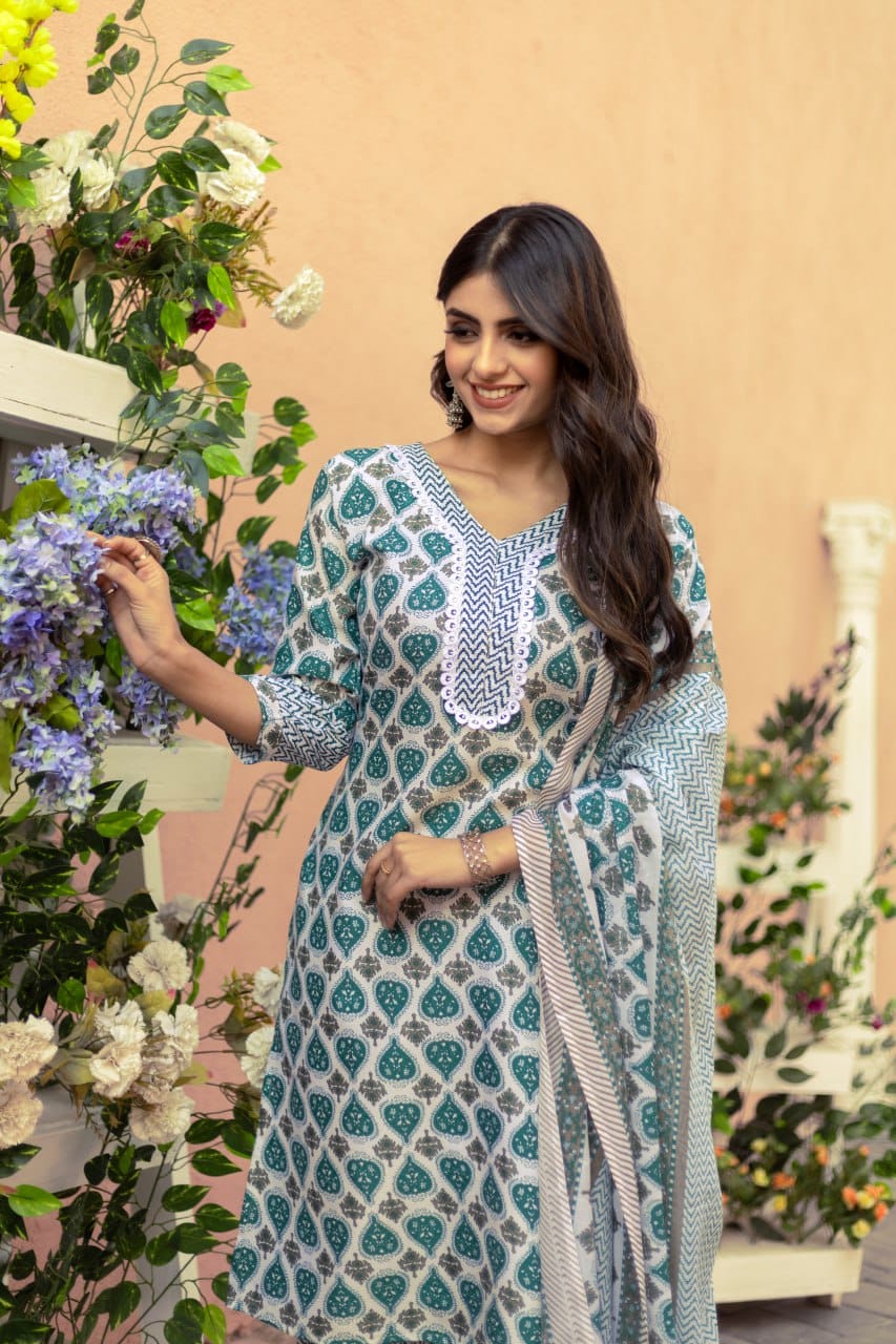 Paisley Cotton Punjabi