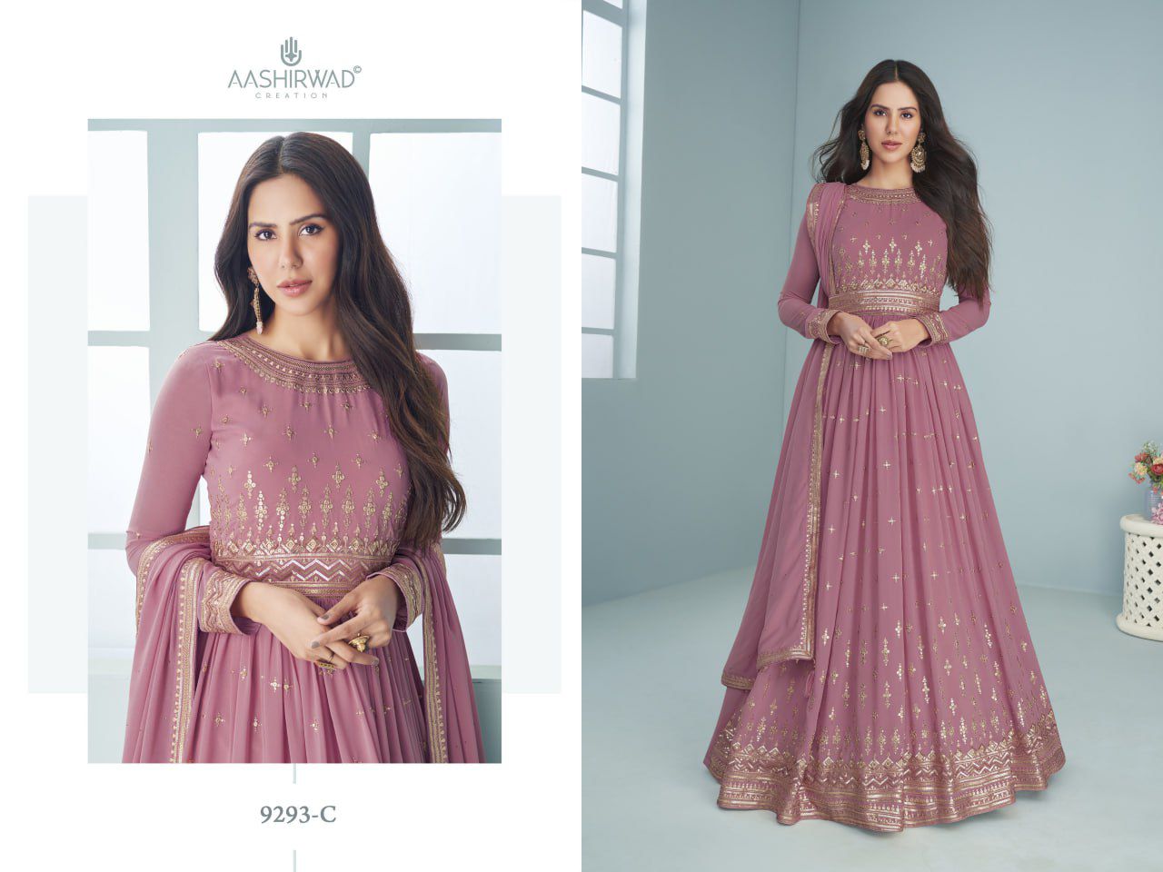 Onion Pink Gown Outfit
