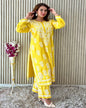 Yellow Kurti Palazzo Set