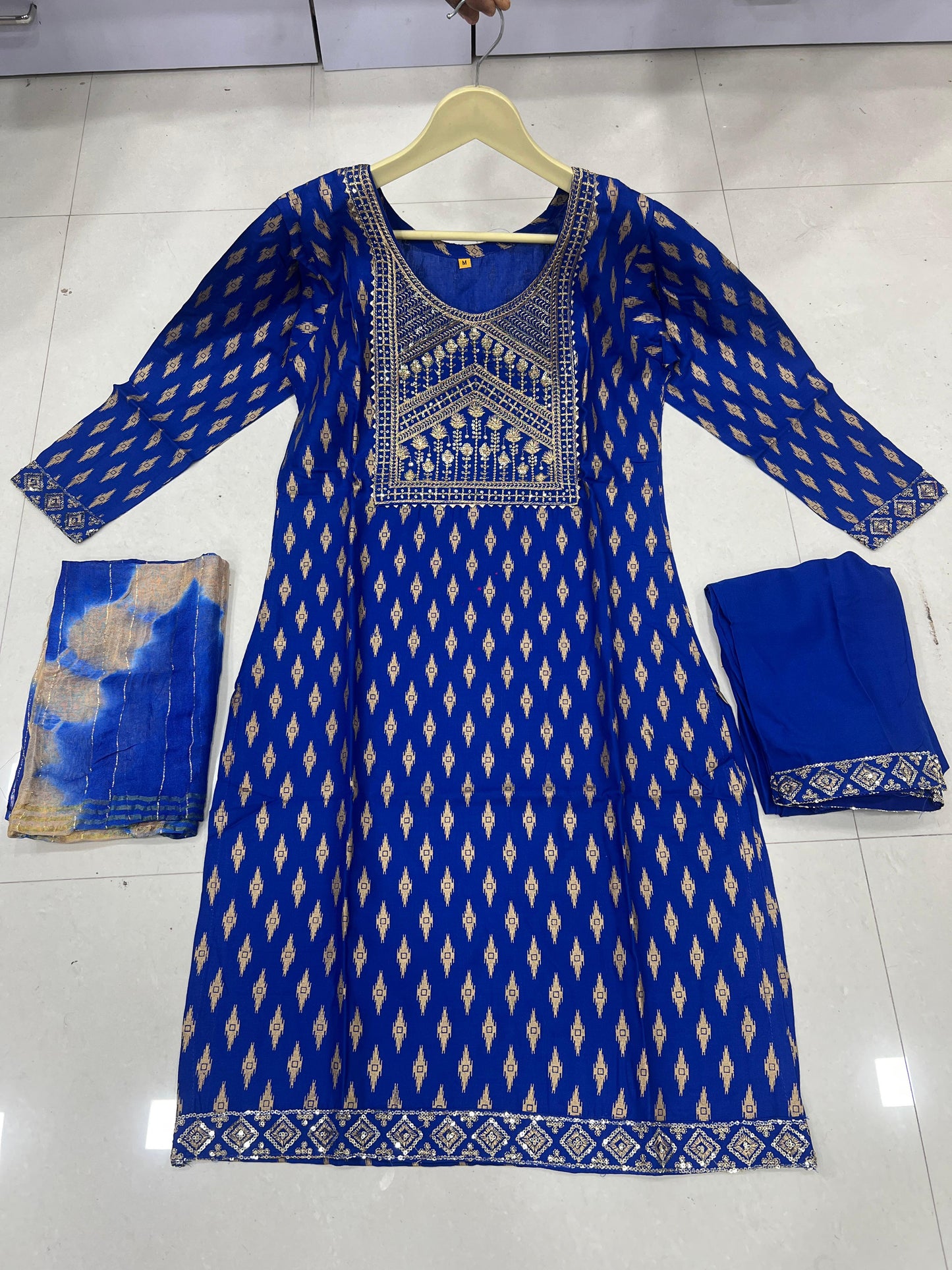 Ink Blue Cotton Suit