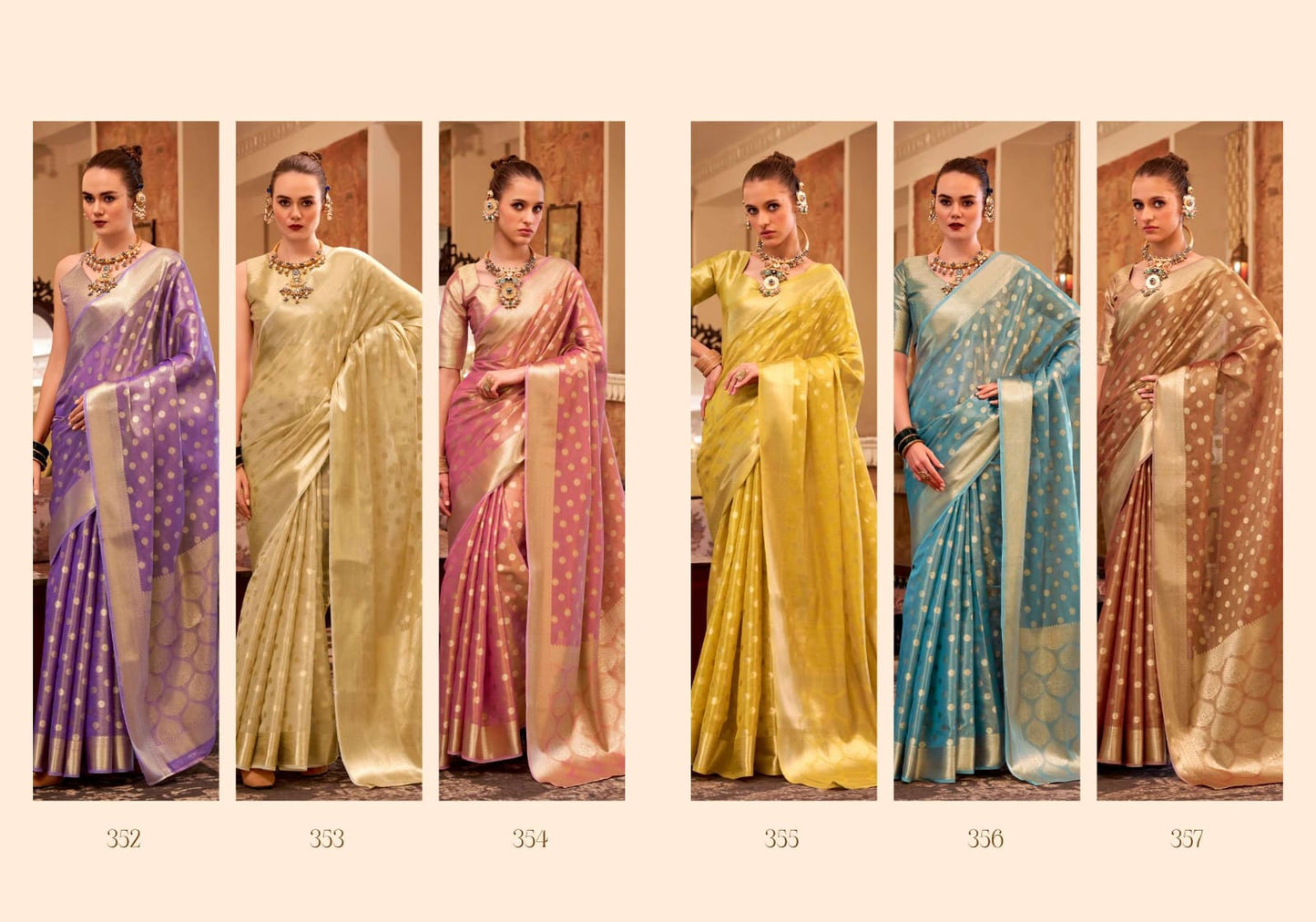 Yellow Silk Saree