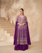 Shaded Lavender Indo Western Outfit