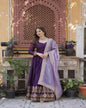 Purple Anarkali Gown