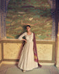 Cream Chikankari Gown