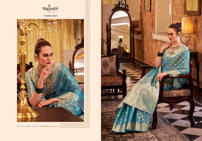 Light Blue Silk Saree
