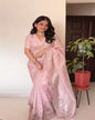 Soft Pink Jimmy Choo Saree