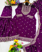 Purple Sharara Outfit