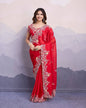 Red Rangoli Silk Saree