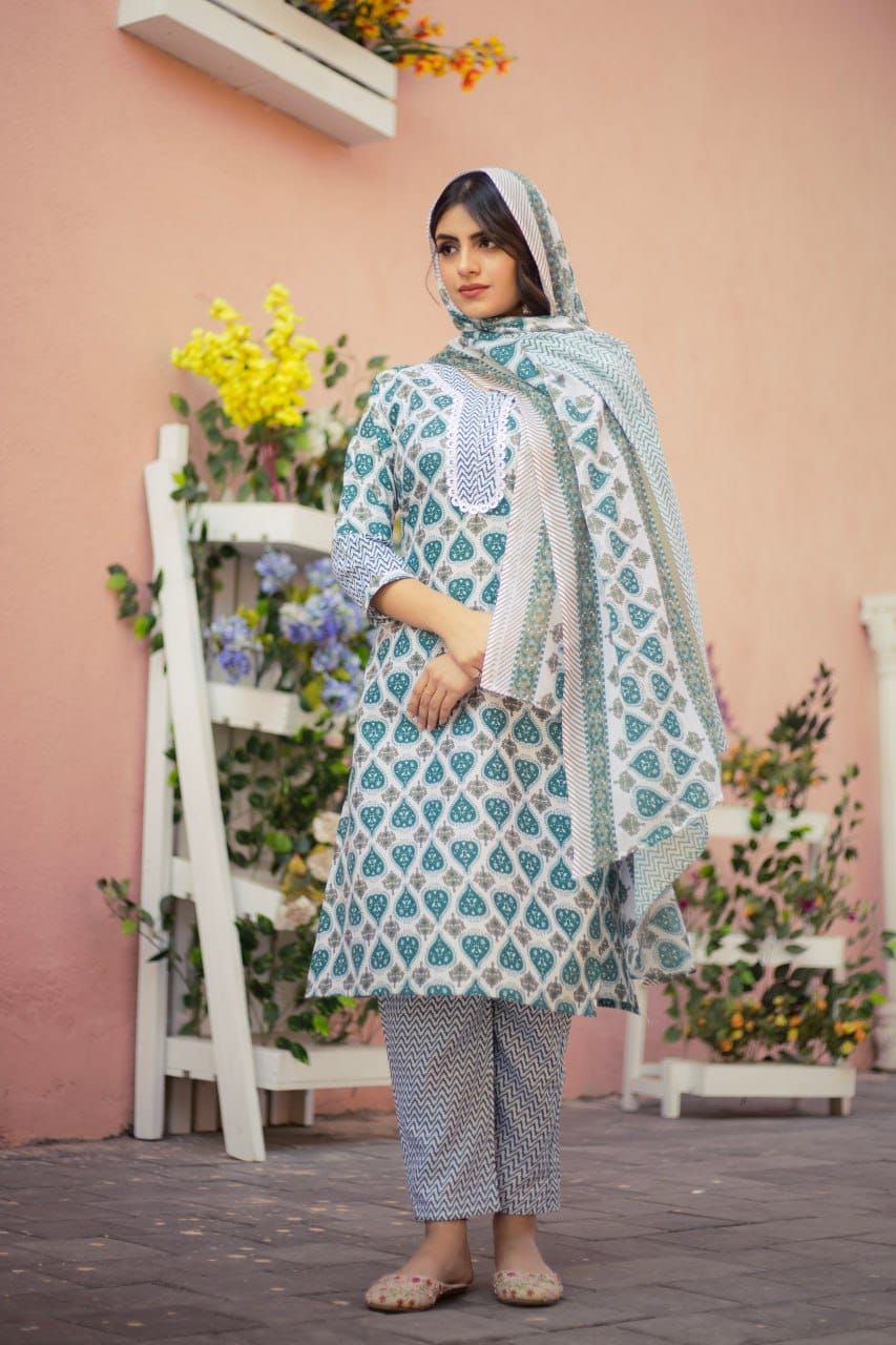 Paisley Cotton Punjabi