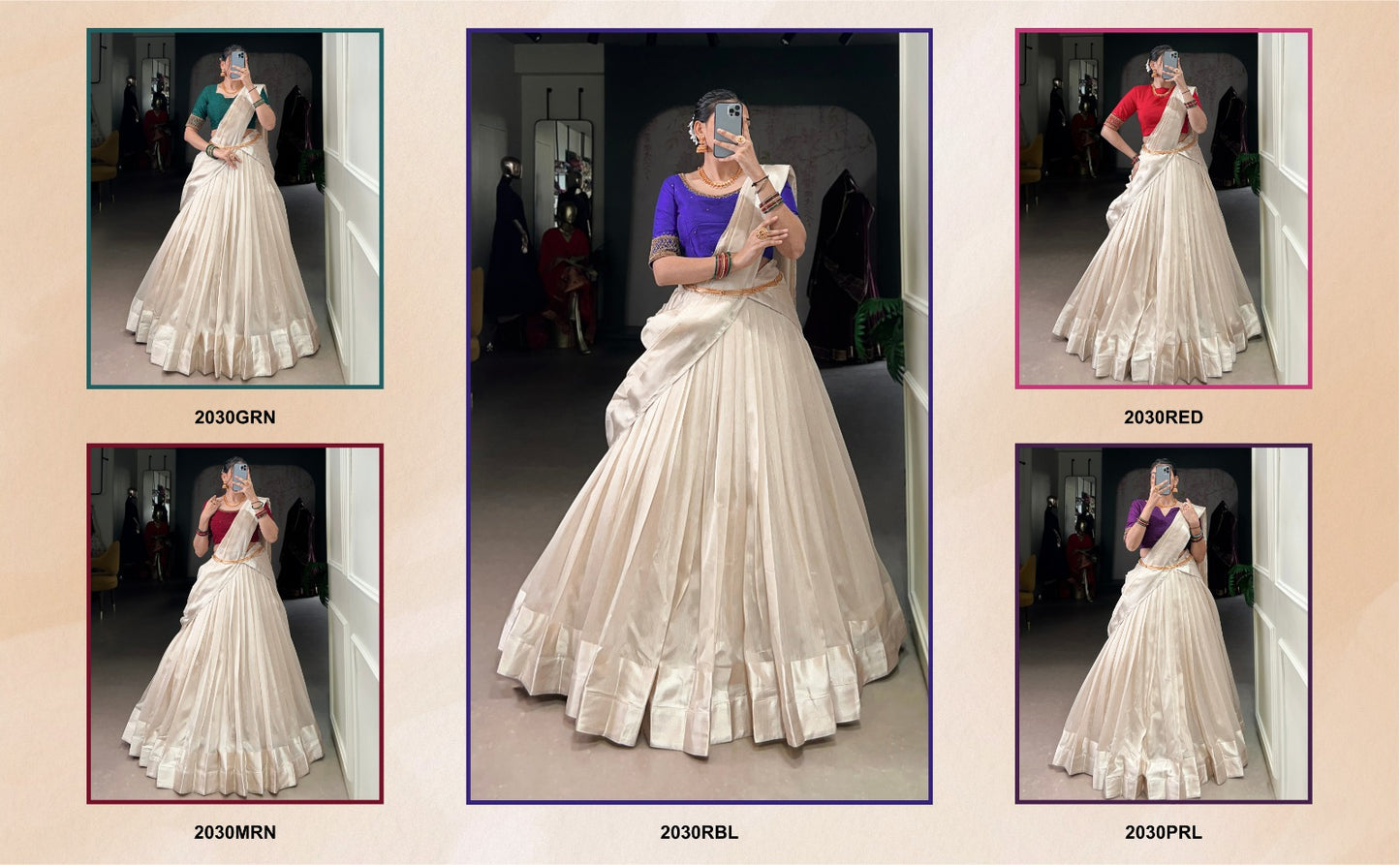 Pearl White Lehenga