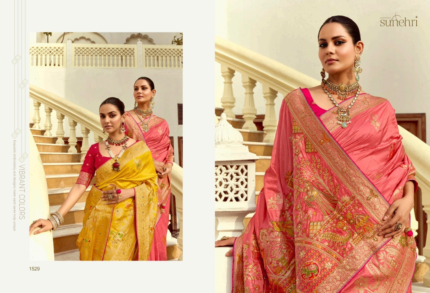 Chrome Yellow Viscose Saree