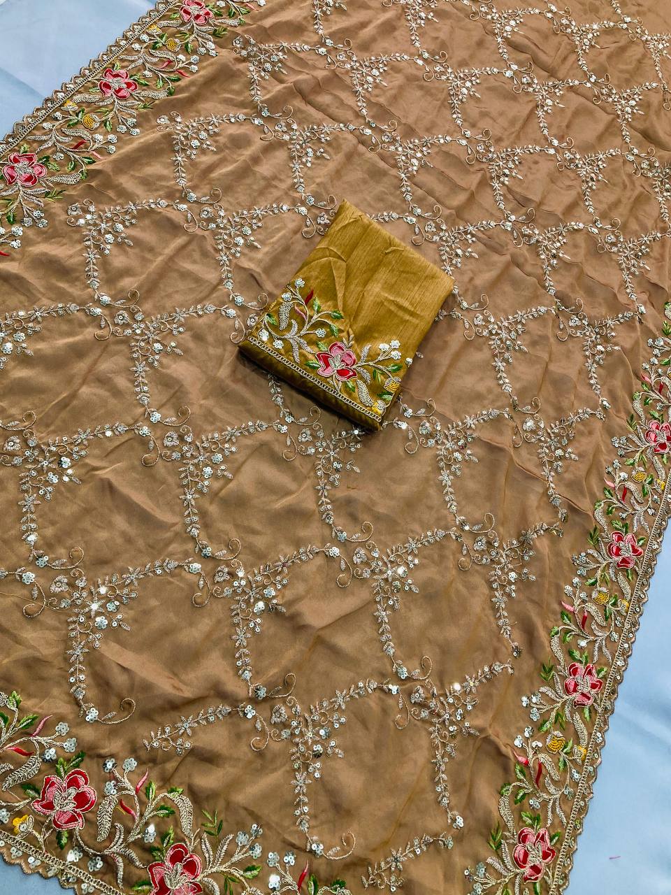 Gold Silk Saree