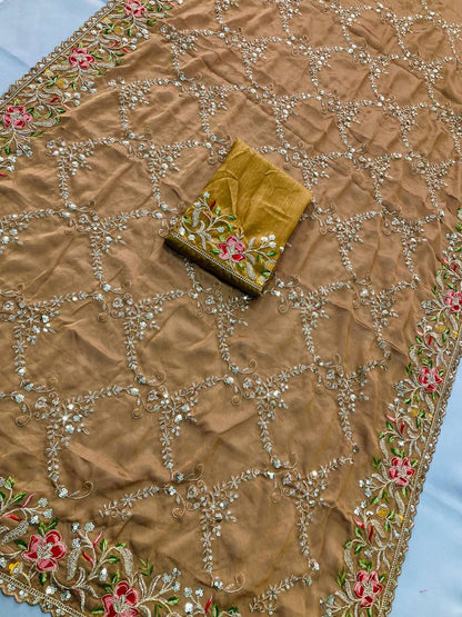 Gold Silk Saree