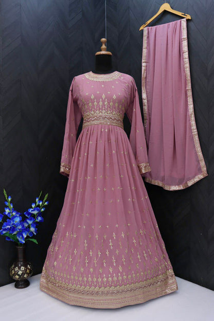 Onion Pink Gown Outfit