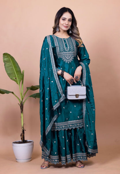 Black Sharara Outfit