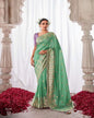 Mint Green Dola Silk Saree