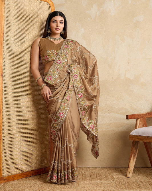 Gold Silk Saree