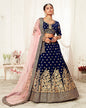 Blue Velvet Lehenga