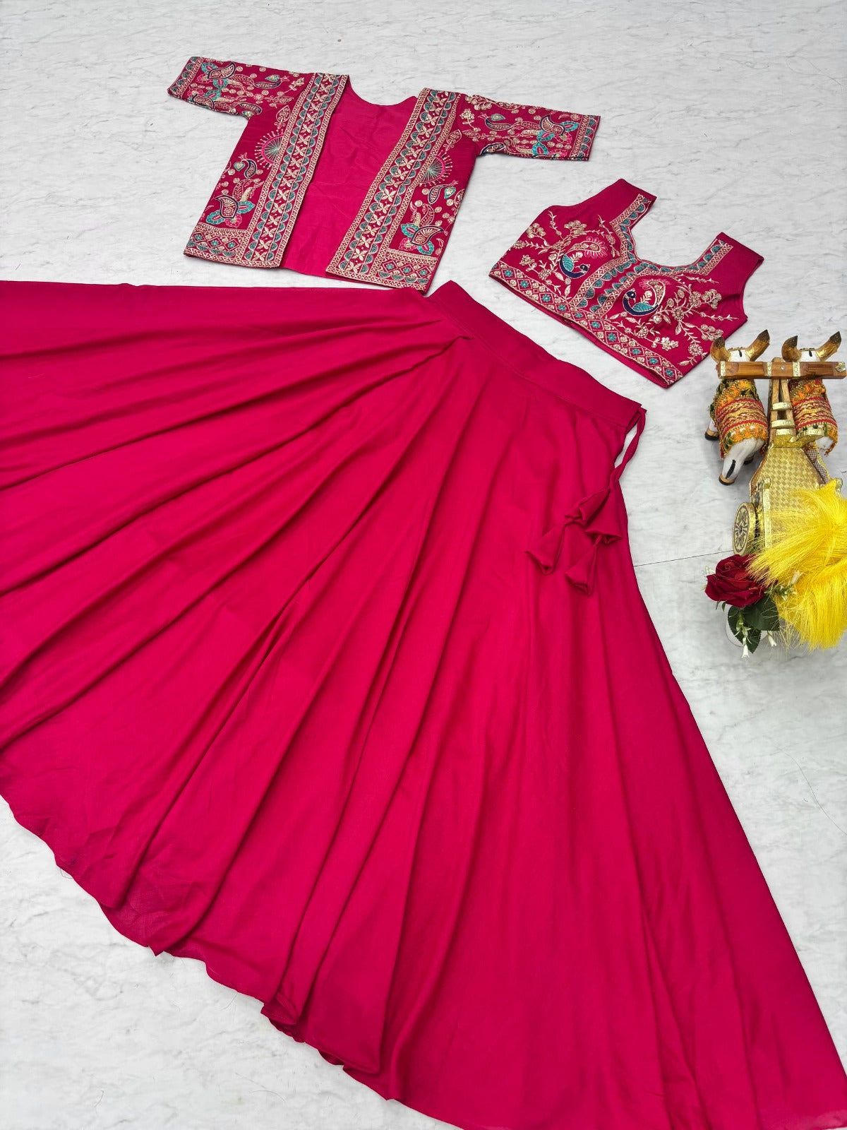 Silk Koti Lehenga