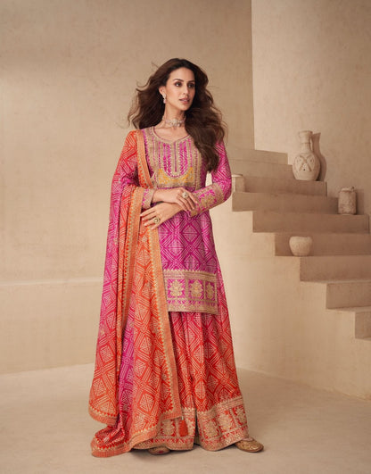 Orange And Pink Outfit