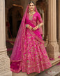 Heavy Pink Bridal Mor Lehenga