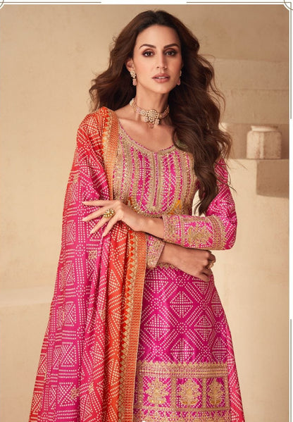 Orange And Pink Outfit