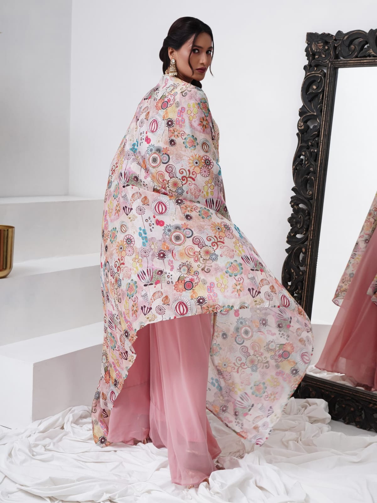 Pink Indo Western Outfit