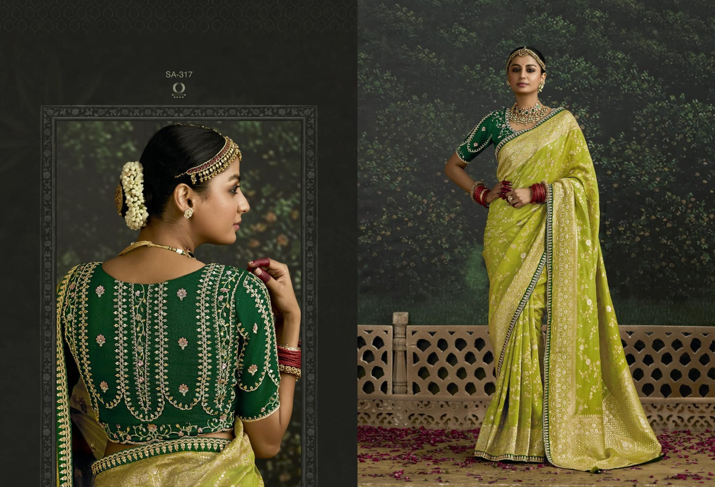 Light Green Handloom Silk Saree