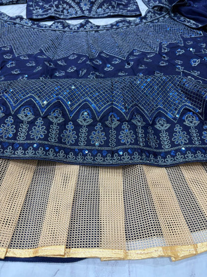 Persian Blue Lehenga