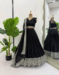 Black Georgette Lehenga