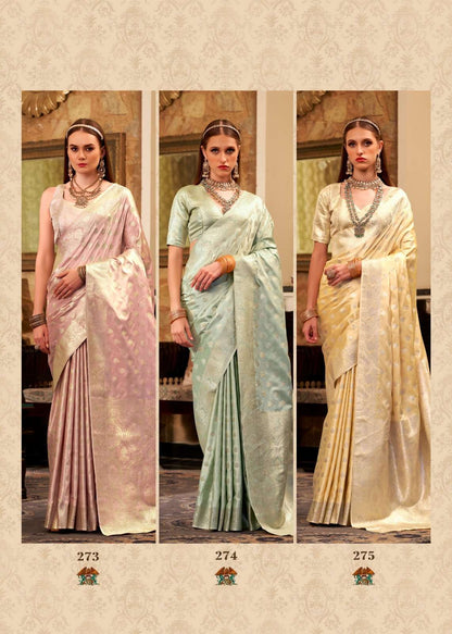 Soft Pink Satin Silk Saree