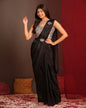 Black Ready To Wear Saree
