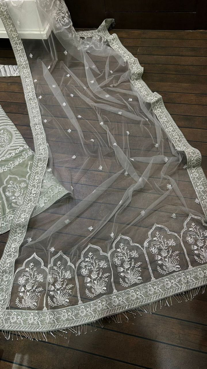 Light Mint Green Lehenga