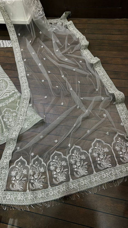Light Mint Green Lehenga