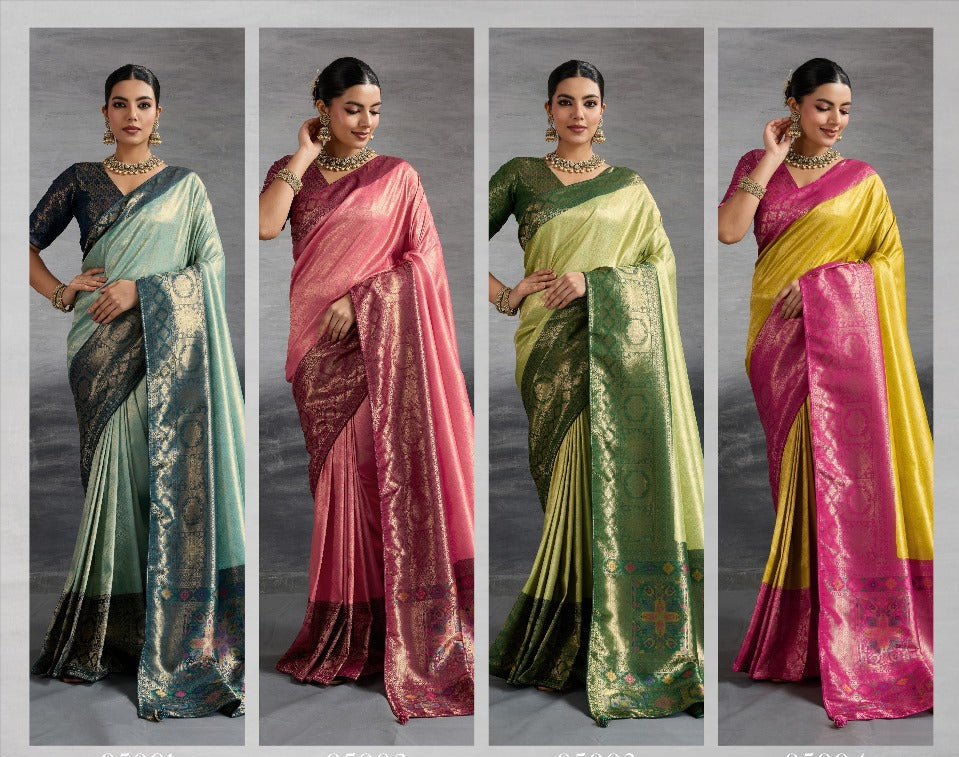 Pink Kanjivaram Saree