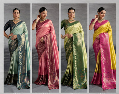 Pink Kanjivaram Saree