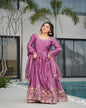 Lavender Anarkali Gown