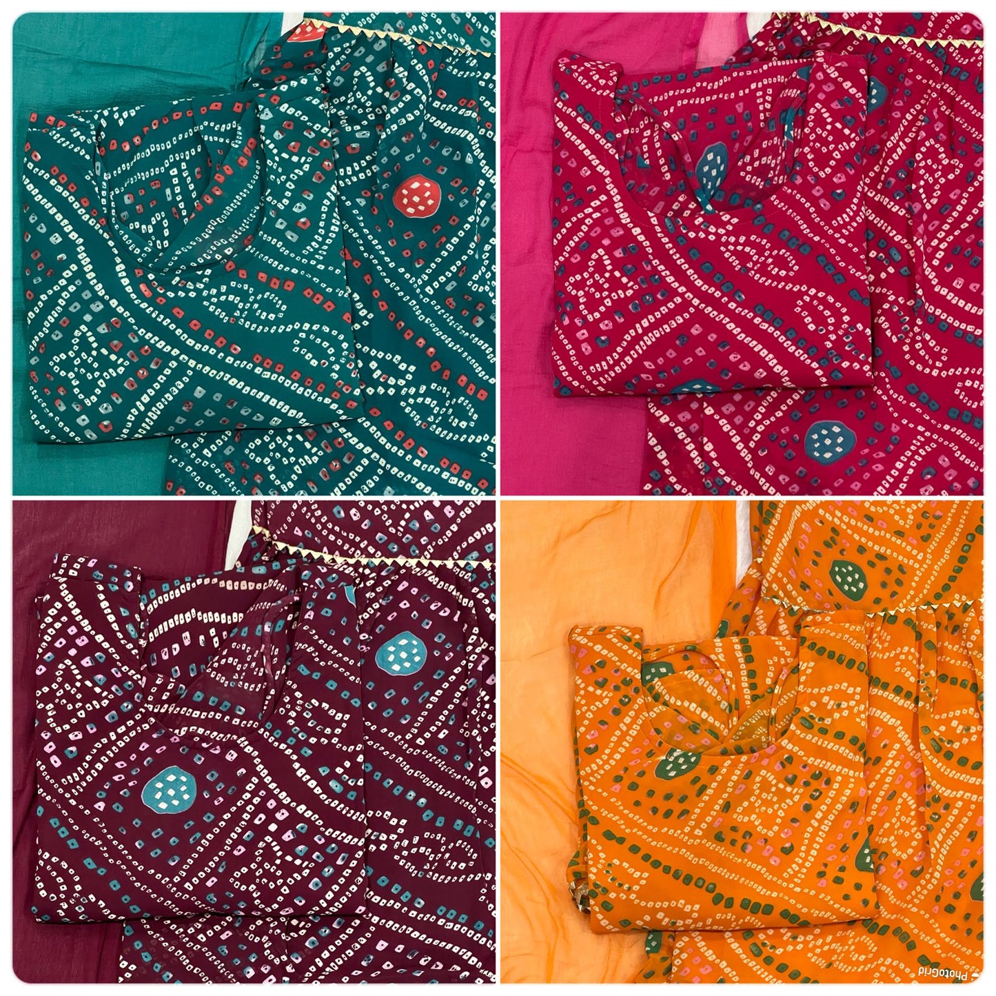 Plum Printed Sharara Set